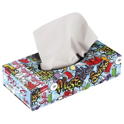 Softa Chisto серветки косметичні сухі 2-х шар. 150+25шт. Graffiti Among Us